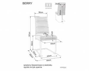 Стілець Berry Brego 397 фото