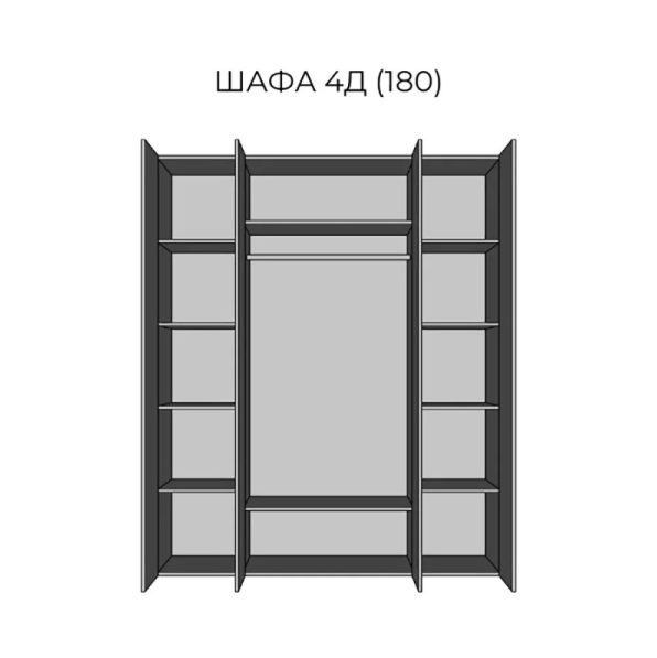 Шафа "Ромбо 4Дз" 716 фото
