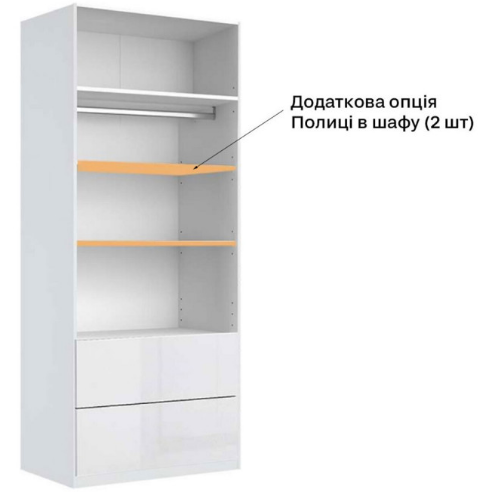 Шафа "Tibo 2Д2Ш" 920 фото