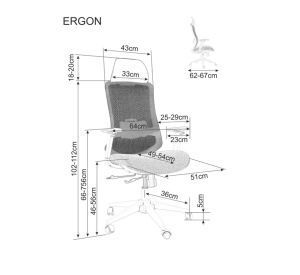 Крісло поворотне Ergon 738 фото